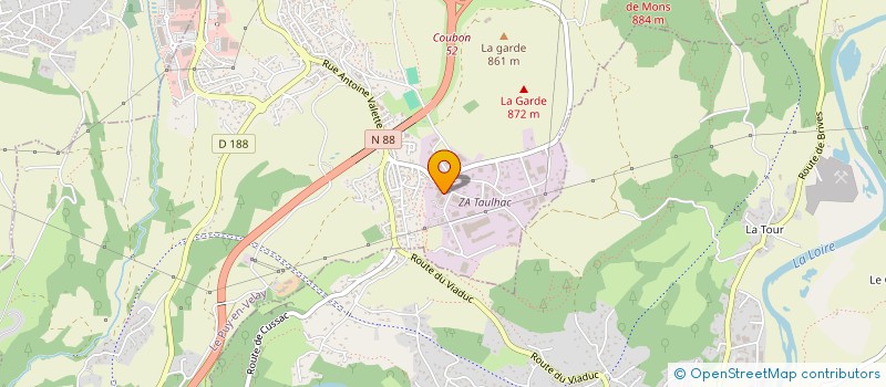 localisation de l'entreprise CIERGERIE NOTRE DAME DE FRANCE  LE PUY-EN-VELAY