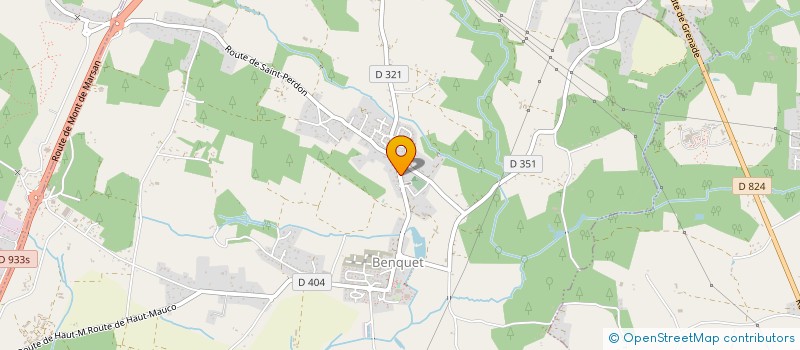 localisation de l'entreprise CIEUTAT  BENQUET