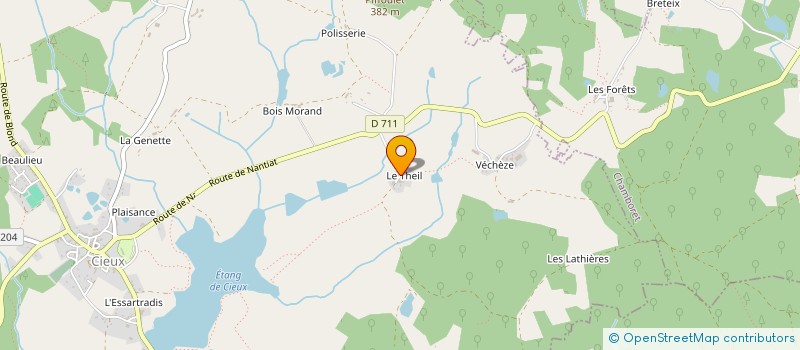 localisation de l'entreprise CIEUX FETE LA MUSIQUE  CIEUX