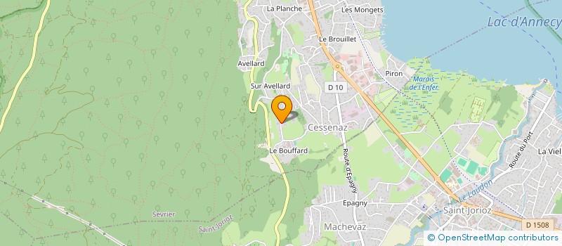 localisation de l'entreprise CIEVA  SEVRIER