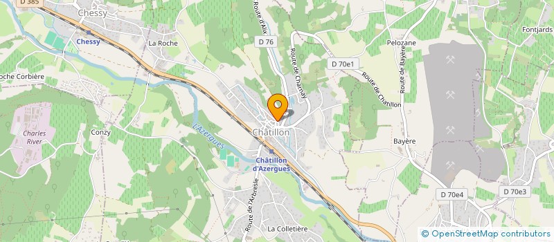 localisation de l'entreprise CIEWA  CHATILLON
