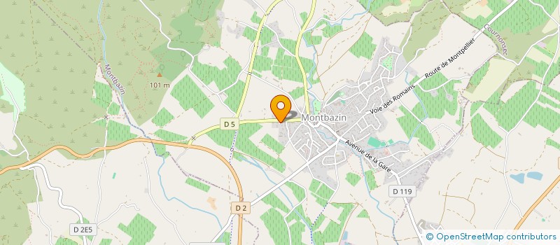 localisation de l'entreprise CIEZANO  MONTBAZIN