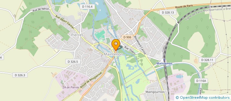 localisation de l'entreprise CIF à MAINTENON