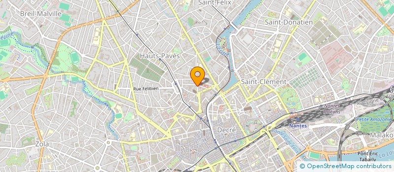 localisation de l'entreprise CIF GIE GEIPCI à NANTES