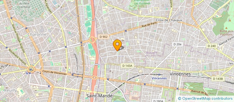 localisation de l'entreprise CIFAP CENTRE INTERNATIONAL DE FORMATION AUDIOVISUELLE ET DE PRODUCTION à MONTREUIL