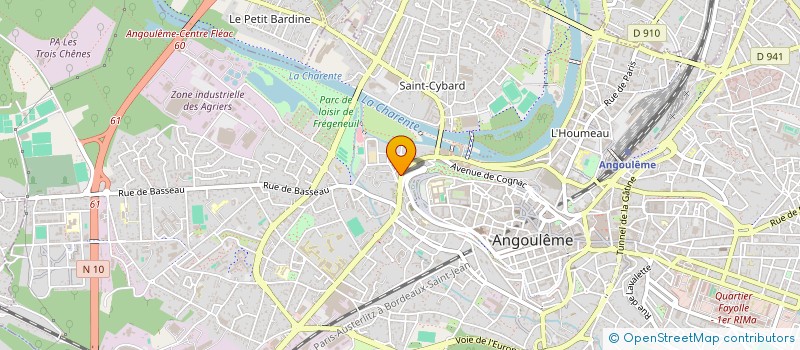 localisation de l'entreprise CIFAS.FORM à ANGOULEME