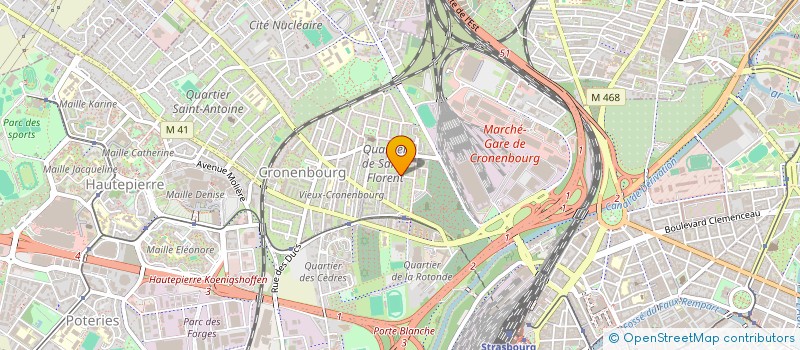 localisation de l'entreprise CIFCI  STRASBOURG