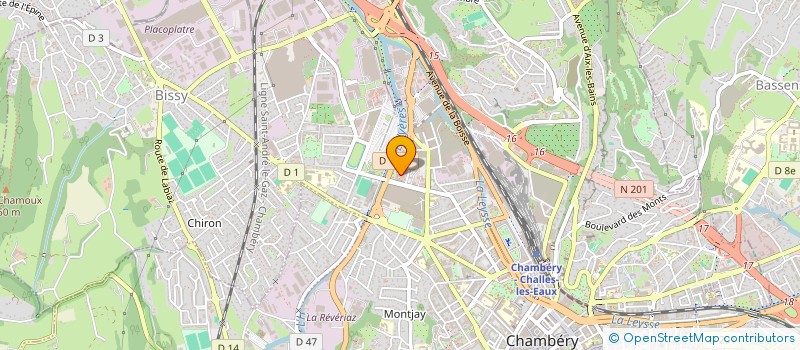 localisation de l'entreprise CIFEP CONSEIL R&D à CHAMBERY