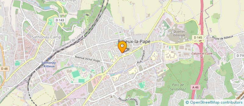 localisation de l'entreprise CIFEP LYON  VILLEURBANNE