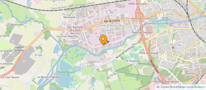 localisation de l'entreprise CIFFA SYSTEMES à RENNES