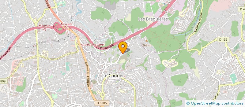 localisation de l'entreprise CIFI à LE CANNET