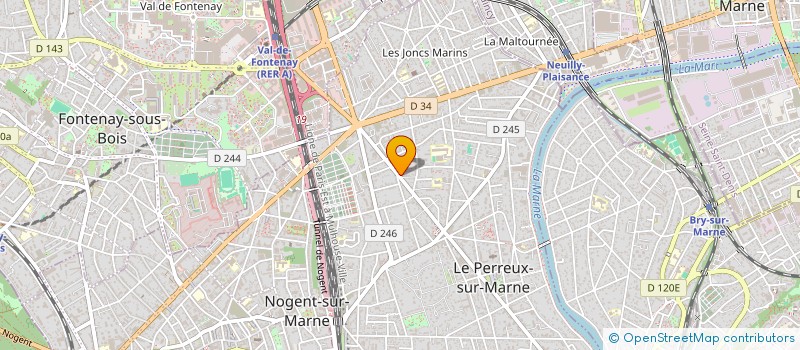 localisation de l'entreprise CIFIP  LE PERREUX-SUR-MARNE