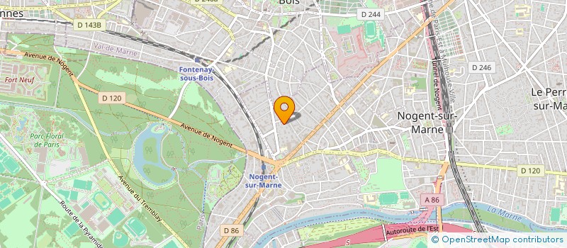 localisation de l'entreprise CIFOM ASSOC à NOGENT-SUR-MARNE