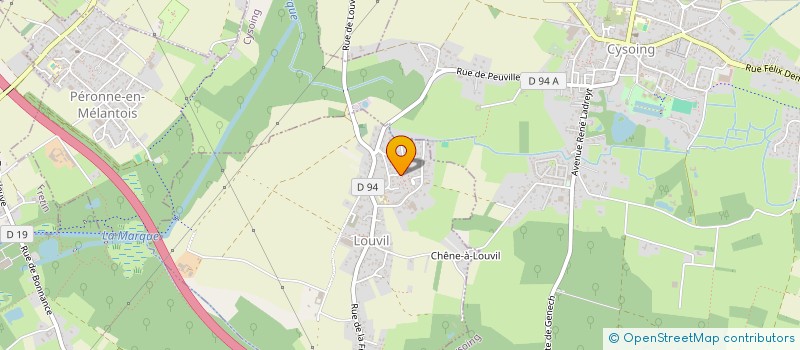 localisation de l'entreprise CIFOS  LOUVIL