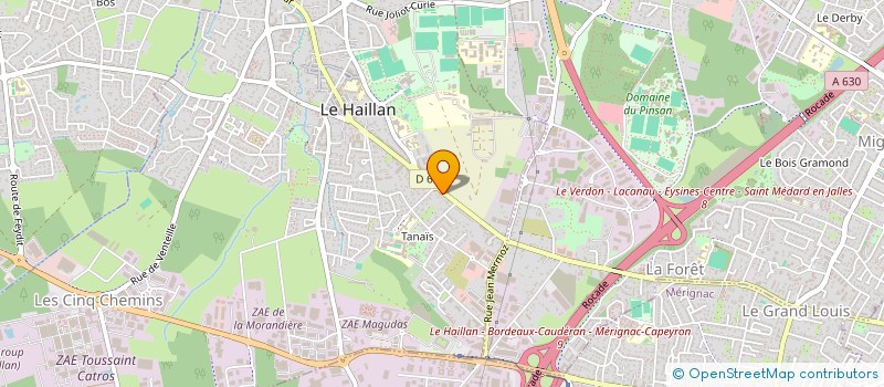 localisation de l'entreprise CIFRALIA RH  LE HAILLAN