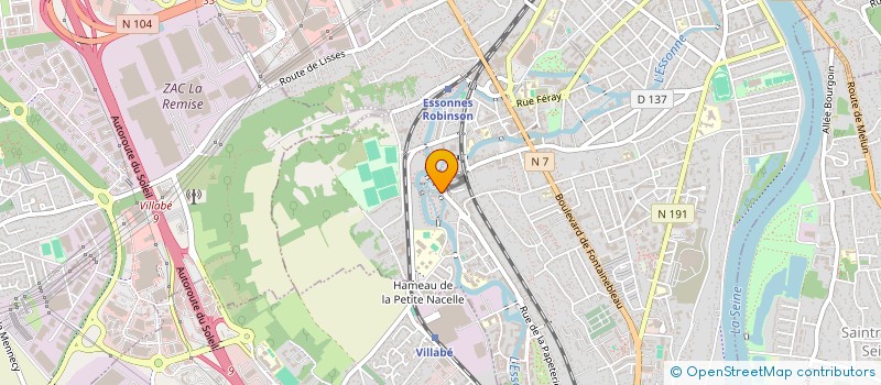 localisation de l'entreprise CIFRAZ à CORBEIL-ESSONNES