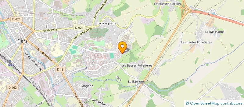 localisation de l'entreprise CIFTCI.G à FLERS