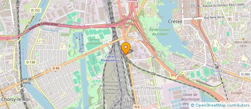 localisation de l'entreprise CIG  CRETEIL