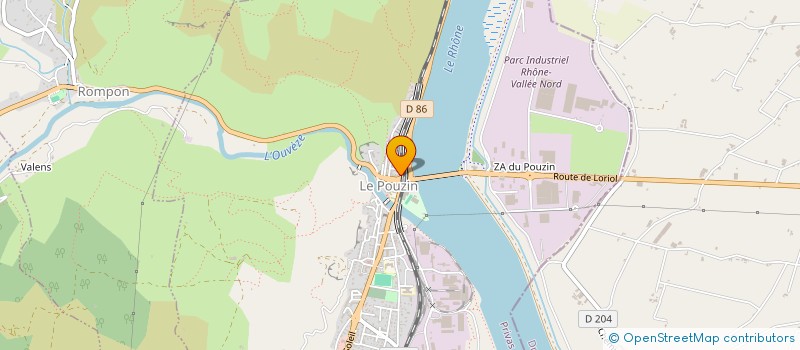 localisation de l'entreprise CIG'ARDECHE  LE POUZIN