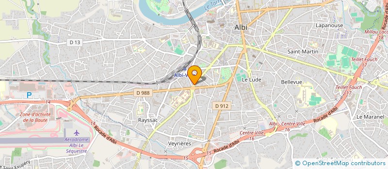 localisation de l'entreprise CIG'ELEC à ALBI