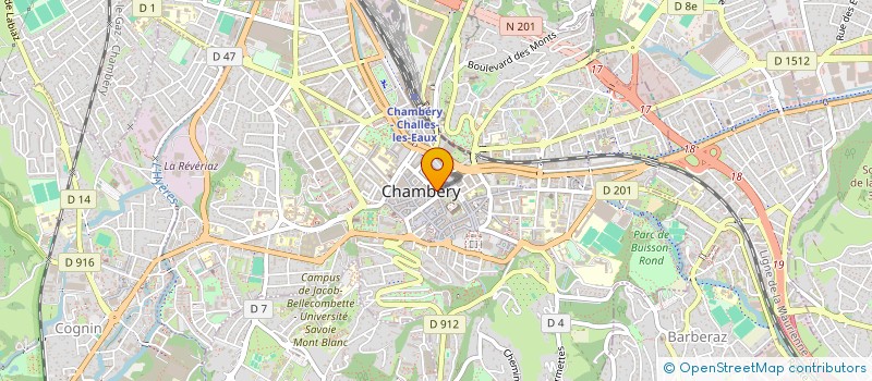 localisation de l'entreprise CIGA.FR.CHAMBERY à CHAMBERY