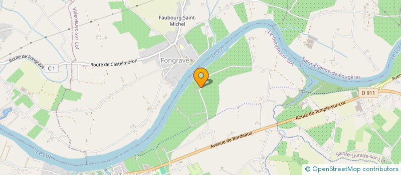 localisation de l'entreprise CIGABO  LE TEMPLE-SUR-LOT