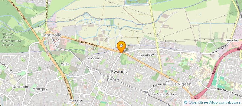 localisation de l'entreprise CIGAGROUPE  EYSINES