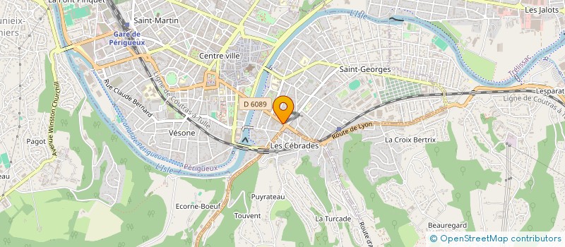 localisation de l'entreprise CIGAL à PERIGUEUX