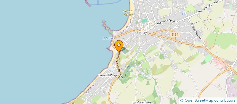 localisation de l'entreprise CIGAL  ERQUY