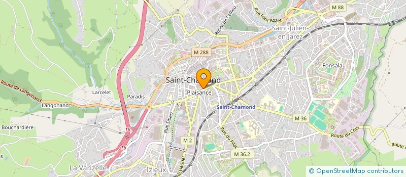 localisation de l'entreprise CIGAL  SAINT-CHAMOND