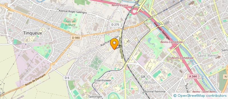localisation de l'entreprise CIGALE ET VOUS à REIMS