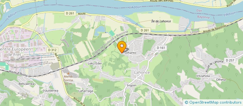 localisation de l'entreprise CIGALE INVESTISSEMENT  LAHONCE