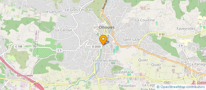 localisation de l'entreprise CIGALE OCCASIONS à OLLIOULES