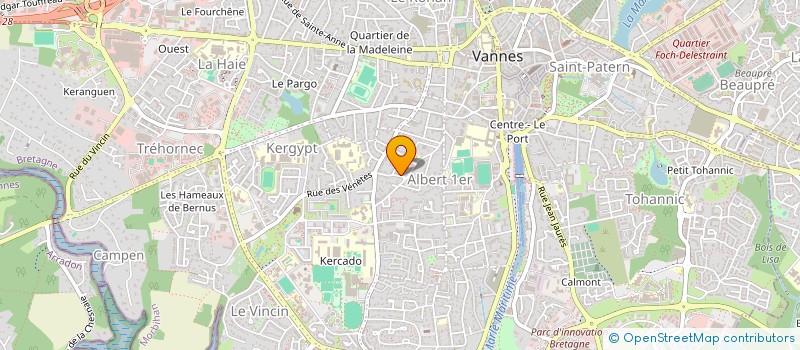 localisation de l'entreprise CIGALES à VANNES