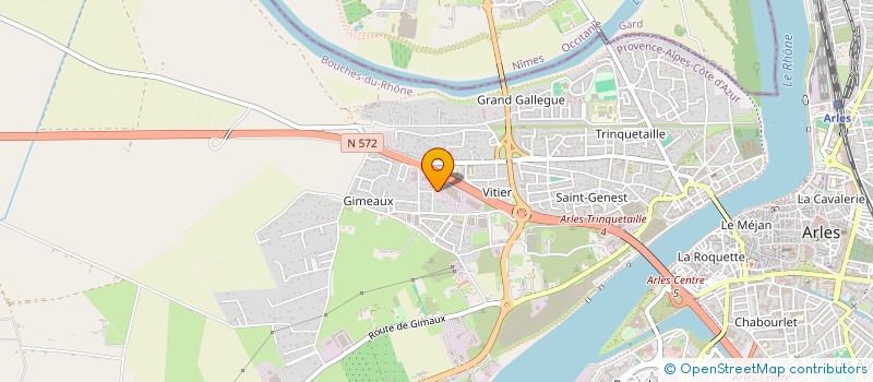 localisation de l'entreprise CIGALON à ARLES