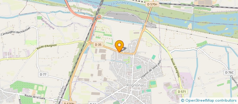 localisation de l'entreprise CIGALOU TAXI  ROGNONAS