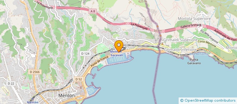 localisation de l'entreprise CIGAM à MENTON