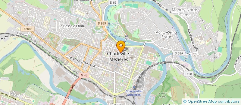 localisation de l'entreprise CIGARDENNES à CHARLEVILLE-MEZIERES
