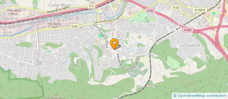 localisation de l'entreprise CIGARE SECURITE à AUBAGNE