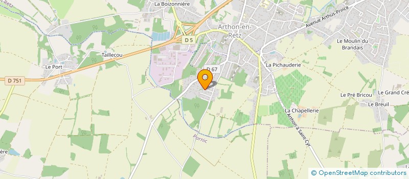 localisation de l'entreprise CIGARES & RHUM  CHAUMES-EN-RETZ