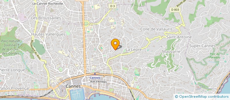 localisation de l'entreprise CIGARS EVENTS  CANNES