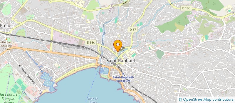 localisation de l'entreprise CIGAVAR à SAINT-RAPHAEL