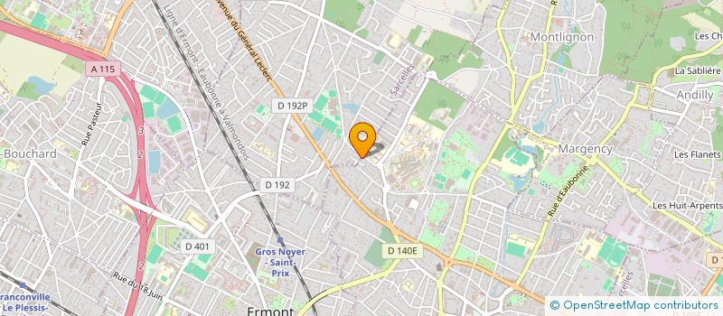 localisation de l'entreprise CIGEAX à EAUBONNE