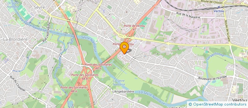 localisation de l'entreprise CIGEO  VERTOU