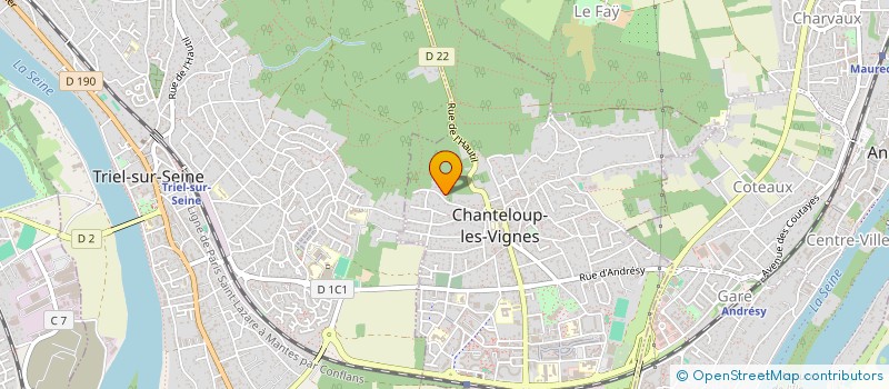 localisation de l'entreprise CIGERKAN  CHANTELOUP-LES-VIGNES