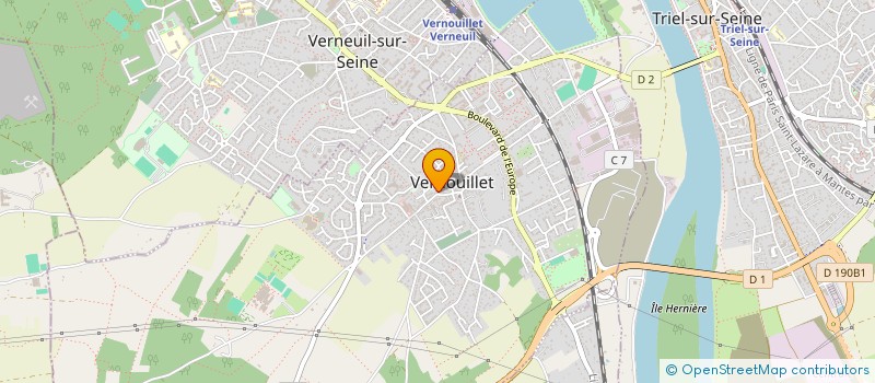localisation de l'entreprise CIGERTO  VERNOUILLET