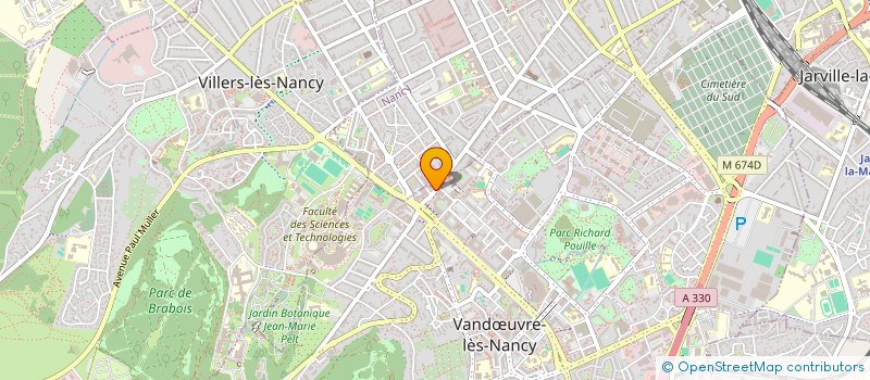 localisation de l'entreprise CIGEST VAND  VANDUVRE-LES-NANCY