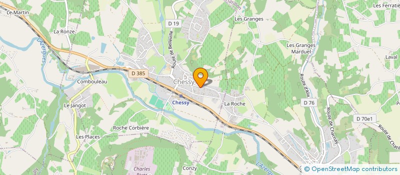 localisation de l'entreprise CIGMAX à CHESSY