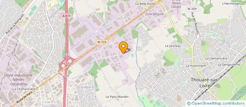 localisation de l'entreprise CIGNE à SAINTE-LUCE-SUR-LOIRE