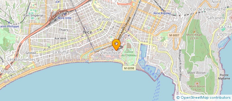 localisation de l'entreprise CIGODEVI à NICE